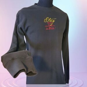 Vintage concert thermal Sting 2004 Black Long Sleeve Shirt